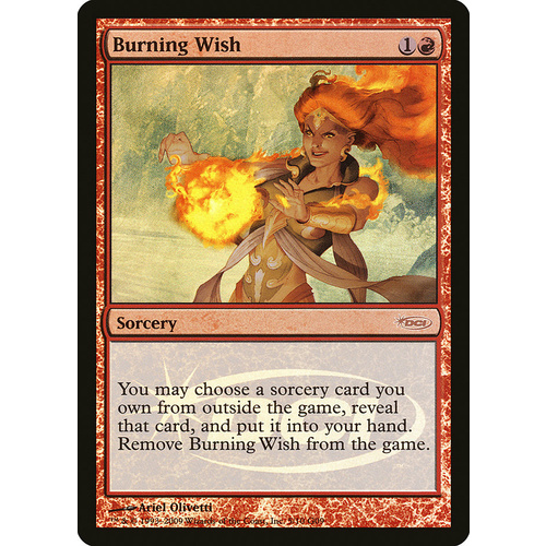 Burning Wish Judge Promo FOIL