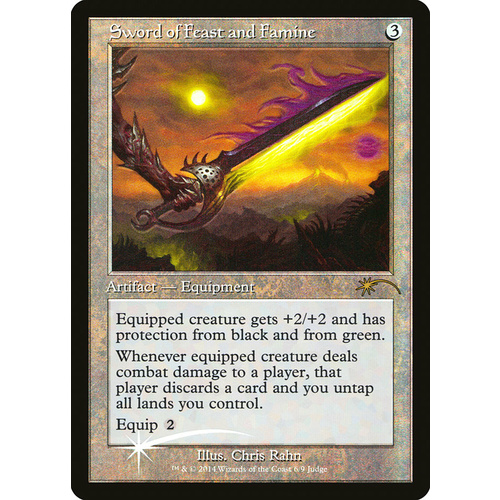 Sword of Feast and Famine Judge Promo FOIL