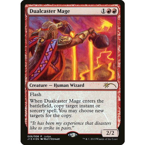Dualcaster Mage Judge Promo FOIL