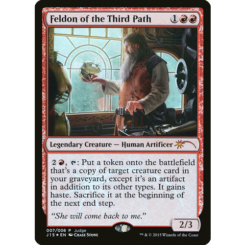 Feldon of the Third Path Judge Promo FOIL