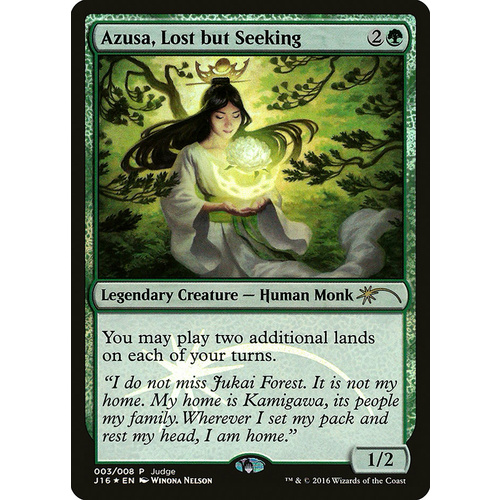 Azusa, Lost but Seeking Judge Promo FOIL