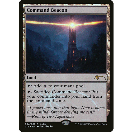 Command Beacon Judge Promo FOIL
