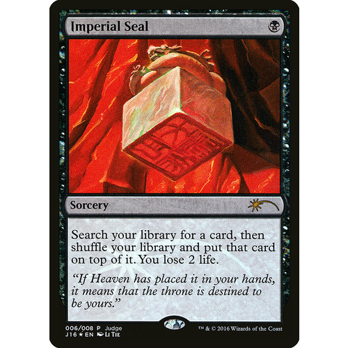 Imperial Seal Judge Promo FOIL