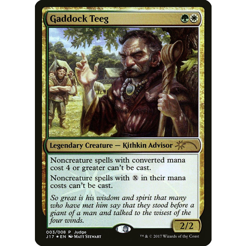 Gaddock Teeg Judge Promo FOIL