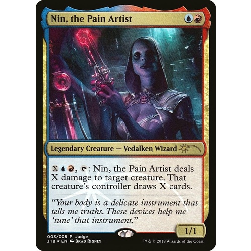 Nin, the Pain Artist Judge Promo FOIL