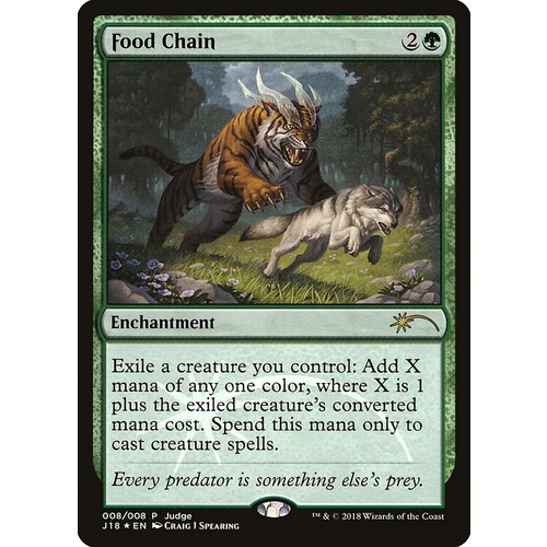 Food Chain Judge Promo FOIL