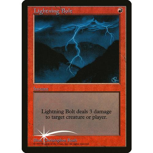 Lightning Bolt Judge Promo FOIL