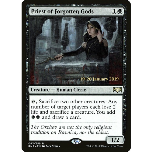 Priest of Forgotten Gods Pre-Release FOIL - RNA