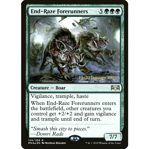 End-Raze Forerunners Pre-Release FOIL - RNA
