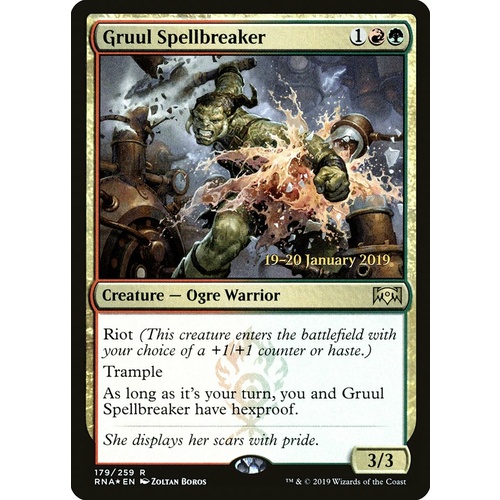 Gruul Spellbreaker Pre-Release FOIL - RNA