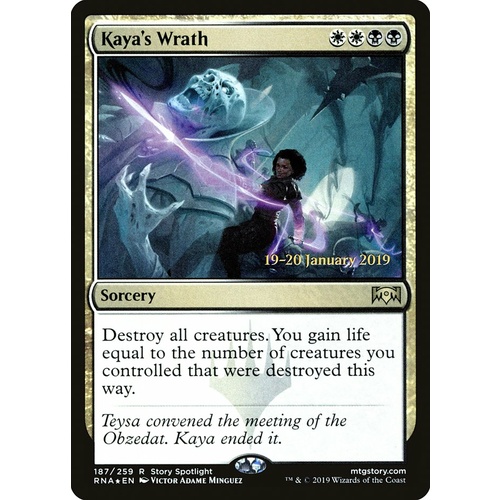 Kaya's Wrath Pre-Release FOIL - RNA