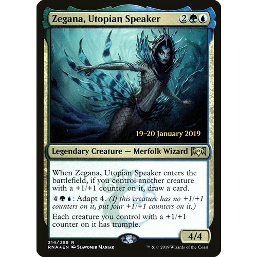 Zegana, Utopian Speaker Pre-Release FOIL - RNA