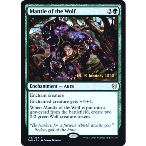 Mantle of the Wolf (Prerelease) FOIL - THB