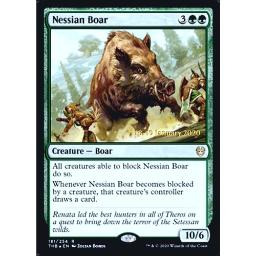 Nessian Boar (Prerelease) FOIL - THB