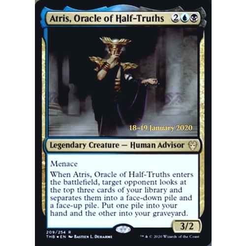 Atris, Oracle of Half-Truths (Prerelease) FOIL - THB