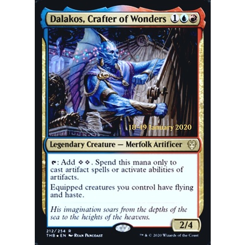 Dalakos, Crafter of Wonders (Prerelease) FOIL - THB