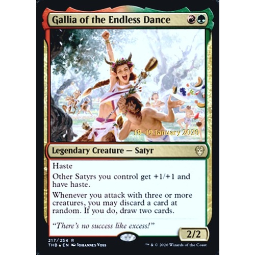 Gallia of the Endless Dance (Prerelease) FOIL - THB
