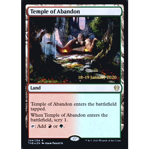 Temple of Abandon (Prerelease) FOIL - THB