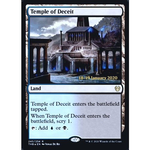 Temple of Deceit (Prerelease) FOIL - THB