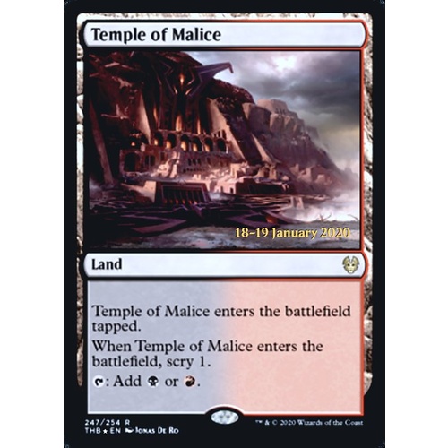 Temple of Malice (Prerelease) FOIL - THB