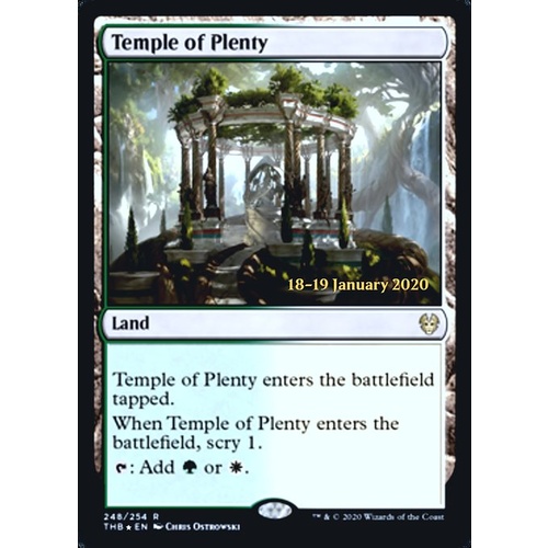 Temple of Plenty (Prerelease) FOIL - THB