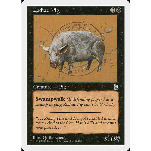 Zodiac Pig - PTK