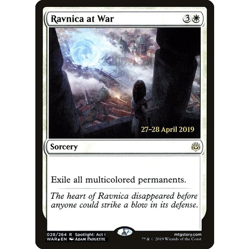Ravnica at War Pre-Release FOIL - WAR