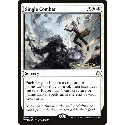 Single Combat Pre-Release FOIL - WAR