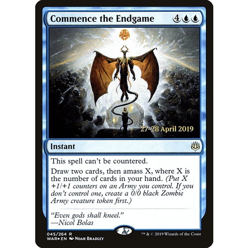 Commence the Endgame Pre-Release FOIL - WAR