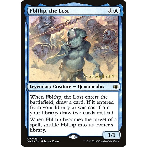 Fblthp, the Lost Pre-Release FOIL - WAR