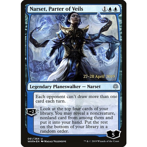 Narset, Parter of Veils Pre-Release FOIL - WAR