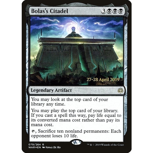 Bolas's Citadel Pre-Release FOIL - WAR