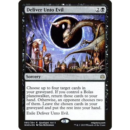Deliver Unto Evil Pre-Release FOIL - WAR
