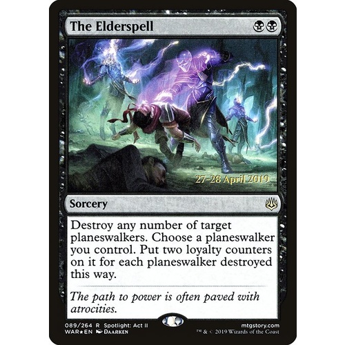 The Elderspell Pre-Release FOIL - WAR
