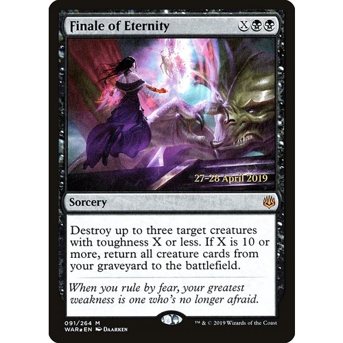 Finale of Eternity Pre-Release FOIL - WAR