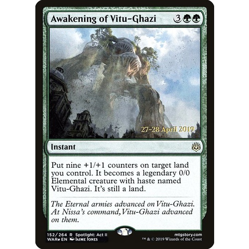 Awakening of Vitu-Ghazi Pre-Release FOIL - WAR