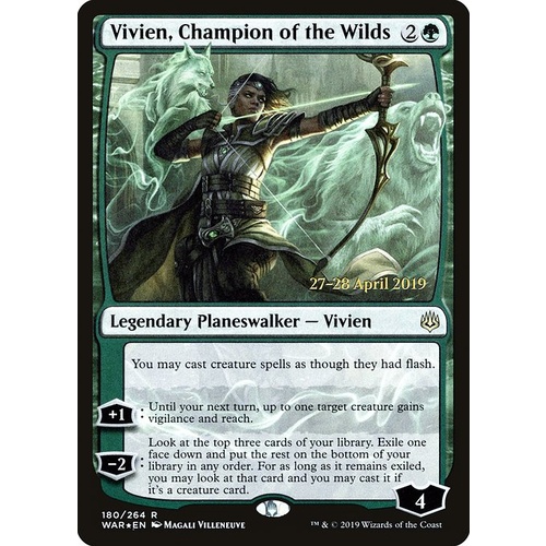 Vivien, Champion of the Wilds Pre-Release FOIL - WAR