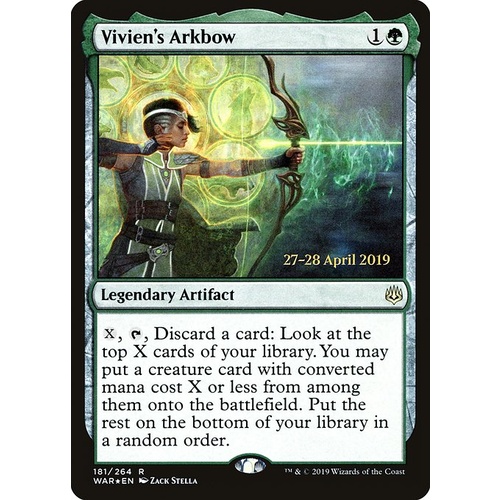 Vivien's Arkbow Pre-Release FOIL - WAR