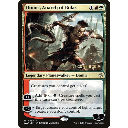Domri, Anarch of Bolas Pre-Release FOIL - WAR