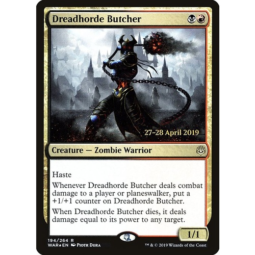 Dreadhorde Butcher Pre-Release FOIL - WAR