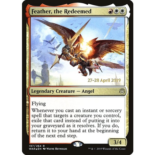 Feather, the Redeemed Pre-Release FOIL - WAR