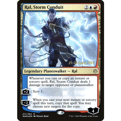 Ral, Storm Conduit Pre-Release FOIL - WAR