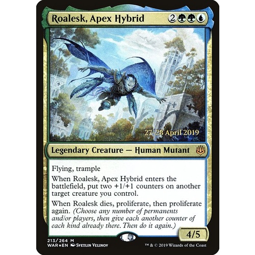 Roalesk, Apex Hybrid Pre-Release FOIL - WAR