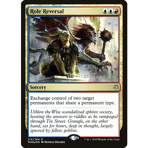 Role Reversal Pre-Release FOIL - WAR