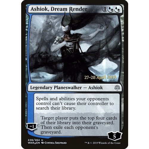 Ashiok, Dream Render Pre-Release FOIL - WAR