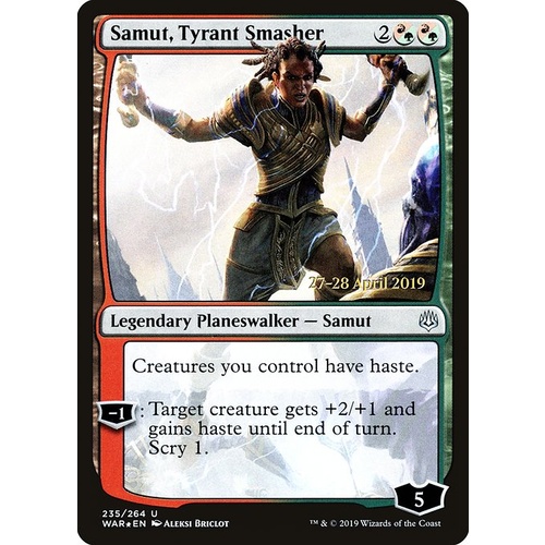 Samut, Tyrant Smasher Pre-Release FOIL - WAR