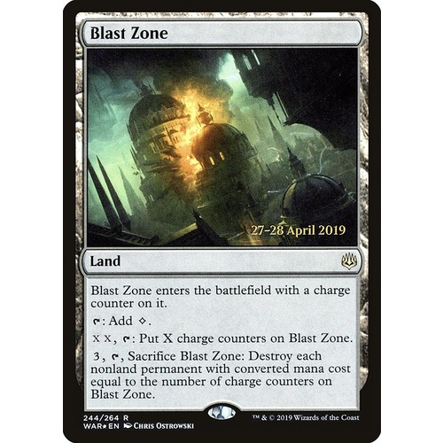 Blast Zone Pre-Release FOIL - WAR