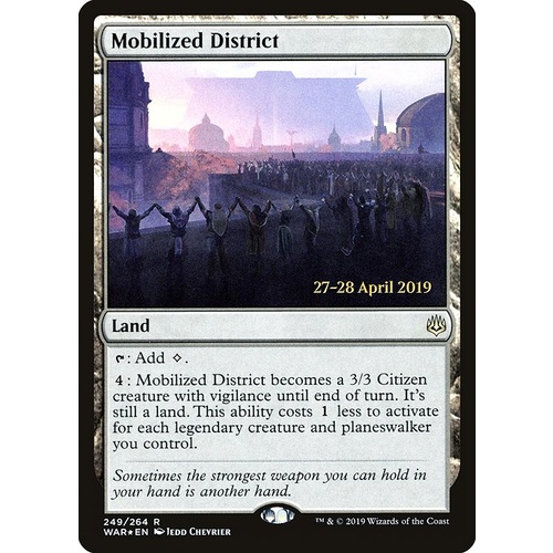 Mobilized District Pre-Release FOIL - WAR