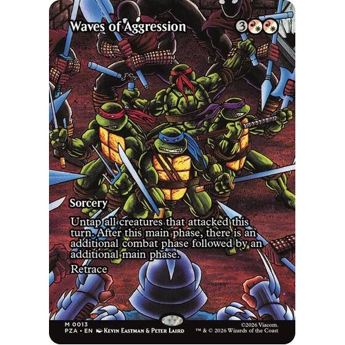 Waves of Aggression (Borderless) - PZA