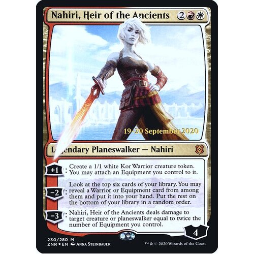 Nahiri, Heir of the Ancients (Prerelease FOIL) - PZNR